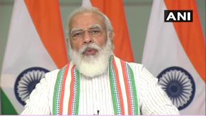 PM Modi addressing graduating IPS officers(ANI) PM Modi addressing graduating IPS officers(ANI)