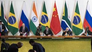 The joint statement issued after a virtual meeting of Brics foreign ministers didn’t refer to any particular conflict, and the grouping has a convention of not taking up bilateral issues between its members. However, the meeting was held against the backdrop of the months-long border standoff between India and China, two of the grouping’s key members.(AP PHOTO.) The joint statement issued after a virtual meeting of Brics foreign ministers didn’t refer to any particular conflict, and the grouping has a convention of not taking up bilateral issues between its members. However, the meeting was held against the backdrop of the months-long border standoff between India and China, two of the grouping’s key members.(AP PHOTO.)