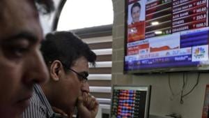 Axis Bank was the top loser in the Sensex pack, shedding over 4 per cent, followed by Tata Steel, SBI, NTPC, Bharti Airtel, ITC and ICICI Bank.(AP photo) Axis Bank was the top loser in the Sensex pack, shedding over 4 per cent, followed by Tata Steel, SBI, NTPC, Bharti Airtel, ITC and ICICI Bank.(AP photo)