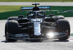 Formula One F1 - Italian Grand Prix - Autodromo Nazionale Monza, Monza, Italy - September 4, 2020 Mercedes' Lewis Hamilton during practice Matteo Bazzi/Pool via REUTERS(REUTERS) Formula One F1 - Italian Grand Prix - Autodromo Nazionale Monza, Monza, Italy - September 4, 2020 Mercedes' Lewis Hamilton during practice Matteo Bazzi/Pool via REUTERS(REUTERS)