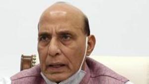 Rajnath Singh reached Moscow on Wednesday on a three-day visit to Russia to attend the combined meeting of Defence Ministers of Shanghai Cooperation Organisation (SCO).(ANI) Rajnath Singh reached Moscow on Wednesday on a three-day visit to Russia to attend the combined meeting of Defence Ministers of Shanghai Cooperation Organisation (SCO).(ANI)