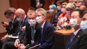 Since the delegation’s arrival on Sunday, it has met with Taiwanese counterparts to develop cooperation in a range of areas including trade, cybersecurity and the coronavirus pandemic.(Reuters Photo) Since the delegation’s arrival on Sunday, it has met with Taiwanese counterparts to develop cooperation in a range of areas including trade, cybersecurity and the coronavirus pandemic.(Reuters Photo)