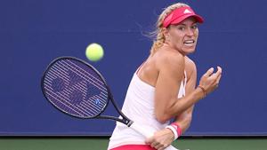 Angelique Kerber broke in the very first game of the match and then enticed Li into long rallies.(Getty Images) Angelique Kerber broke in the very first game of the match and then enticed Li into long rallies.(Getty Images)