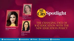 <p>Have you read through the New Education Policy 2020? Do you also have a lot of queries, doubts and questions to ask? Join this panel discussion with esteemed speakers including one of the most popular actresses from the '90s, Raveena Tandon, Dr Ameeta Mulla Wattal, Principal, Springdales School, Pusa Road and Dr Neeta Bali, Principal, G.D. Goenka World Schools, Sohna Road, as they discuss the key highlights of the New Education Policy that was launched by the Union Cabinet on July 29. This leg of Spotlight brought to you by HT City, puts the focus on how K-12 education would get affected after the pandemic, with the new policy in place.</p>