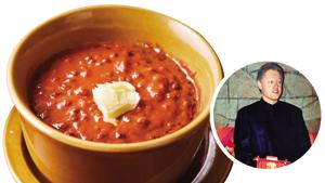 Former president of the United States, Bill Clinton (inset), enjoyed food like Dal Bukhara at ITC Maurya, Delhi Former president of the United States, Bill Clinton (inset), enjoyed food like Dal Bukhara at ITC Maurya, Delhi
