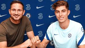 Kai Havertz’s signing follows the arrivals of full back Ben Chilwell, striker Timo Werner and winger Hakim Ziyech.(Image Courtesy: Chelsea/Twitter) Kai Havertz’s signing follows the arrivals of full back Ben Chilwell, striker Timo Werner and winger Hakim Ziyech.(Image Courtesy: Chelsea/Twitter)