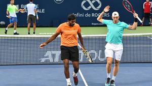 Bopanna and Shapovalov will next play sixth seeds Kevin Krawietz and Andreas Mies.(Getty Images) Bopanna and Shapovalov will next play sixth seeds Kevin Krawietz and Andreas Mies.(Getty Images)