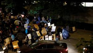 Protests in Rochester against killing of Daniel Prude.(Reuters) Protests in Rochester against killing of Daniel Prude.(Reuters)