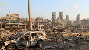 The cataclysmic August 4 explosion in the port of Beirut killed at least 191 people, making it Lebanon’s deadliest peacetime disaster. One month on, seven people are still listed as missing(File photo) The cataclysmic August 4 explosion in the port of Beirut killed at least 191 people, making it Lebanon’s deadliest peacetime disaster. One month on, seven people are still listed as missing(File photo)