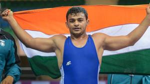 File image of Deepak Punia.(File) File image of Deepak Punia.(File)