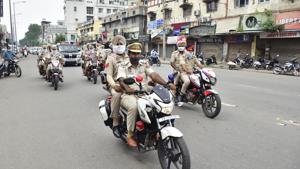 The total cases in the police force include, 1,597 active cases, 2,186 recoveries and 20 deaths, the statement added.(Sameer Sehgal/HT Photo) The total cases in the police force include, 1,597 active cases, 2,186 recoveries and 20 deaths, the statement added.(Sameer Sehgal/HT Photo)