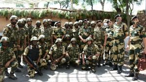 Appreciating the measures adopted by the troops while maintaining domination, BSF DG Rakesh Asthana emphasised on meeting the security challenges more effectively. (HT Photo) Appreciating the measures adopted by the troops while maintaining domination, BSF DG Rakesh Asthana emphasised on meeting the security challenges more effectively. (HT Photo)