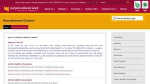 PNB SO Recruitment 2020.(Screengrab) PNB SO Recruitment 2020.(Screengrab)