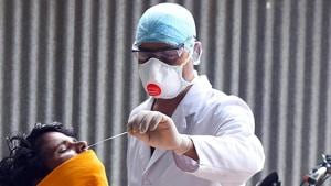 UT adviser Manoj Parida has assured market associations fearful of spread of infections because of the centres that these will move to the Parade Ground in Sector 17, Exhibition Ground in Sector- 34 and the Sector 10 wide road near the Government Museum.(HT PHOTO) UT adviser Manoj Parida has assured market associations fearful of spread of infections because of the centres that these will move to the Parade Ground in Sector 17, Exhibition Ground in Sector- 34 and the Sector 10 wide road near the Government Museum.(HT PHOTO)