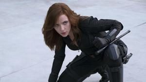 Scarlett Johansson as Black Widow. Scarlett Johansson as Black Widow.