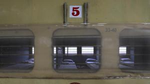 An empty railway carriage in New Delhi.(AP) An empty railway carriage in New Delhi.(AP)