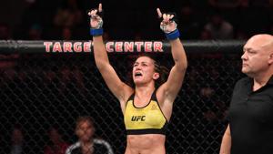 Amanda Ribas.(ZUFFA LLC via Getty Images) Amanda Ribas.(ZUFFA LLC via Getty Images)