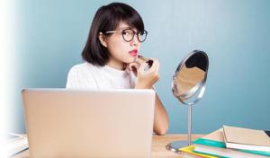 College goers are shopping for eye and hair accessories, masks and makeup to ensure their swag is on point for online classes.(PHOTO: Shutterstock (For representational purposes only)) College goers are shopping for eye and hair accessories, masks and makeup to ensure their swag is on point for online classes.(PHOTO: Shutterstock (For representational purposes only))