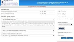 IBPS officer scale 1 prelims admit card 2020.(Screengrab) IBPS officer scale 1 prelims admit card 2020.(Screengrab)