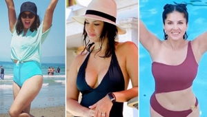 Sunny Leone raises the temperature with her hot swimsuit collection.(Instagram) Sunny Leone raises the temperature with her hot swimsuit collection.(Instagram)
