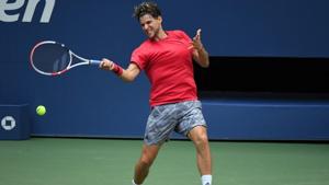 Dominic Thiem of Austria hits the ball against Felix Auger-Aliassime of Canada on day eight of the 2020 U.S. Open tennis tournament at USTA Billie Jean King National Tennis Center. Danielle Parhizkaran-USA TODAY Sports Dominic Thiem of Austria hits the ball against Felix Auger-Aliassime of Canada on day eight of the 2020 U.S. Open tennis tournament at USTA Billie Jean King National Tennis Center. Danielle Parhizkaran-USA TODAY Sports