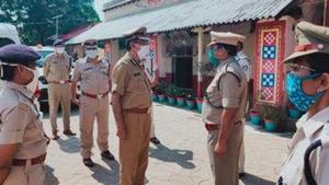 The exchange of fire lasted for around 30 minutes, during which four Maoists were neutralised and a SOG Jawan suffered injuries. said police. (Photo @odisha_police) The exchange of fire lasted for around 30 minutes, during which four Maoists were neutralised and a SOG Jawan suffered injuries. said police. (Photo @odisha_police)