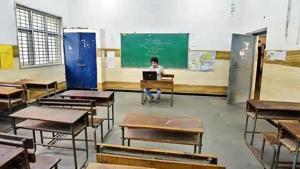 Schools outside containment zones are permitted for calling students of Class 9 to 12 who voluntarily wish to visit schools for seeking academic guidance with a written consent of their guardians from September 21. (File photo for representation) Schools outside containment zones are permitted for calling students of Class 9 to 12 who voluntarily wish to visit schools for seeking academic guidance with a written consent of their guardians from September 21. (File photo for representation)
