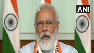 PM Modi expressed his special thanks to King Salman for the support provided to Indian expatriates by Saudi authorities during the pandemic.(ANI PHOTO.) PM Modi expressed his special thanks to King Salman for the support provided to Indian expatriates by Saudi authorities during the pandemic.(ANI PHOTO.)