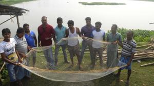 The Lucknow-based National Bureau of Fish Genetics Resources (NBFGR) will help migrant workers in eastern Uttar Pradesh to set up fisheries.(Representative image/HT PHOTO) The Lucknow-based National Bureau of Fish Genetics Resources (NBFGR) will help migrant workers in eastern Uttar Pradesh to set up fisheries.(Representative image/HT PHOTO)
