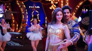 Ananya Panday and Ishaan Khatter in a still from Khaali Peeli. Ananya Panday and Ishaan Khatter in a still from Khaali Peeli.
