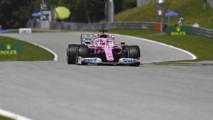 Racing Point driver Sergio Perez of Mexico steers his car during the first practice session for the Styrian Formula One Grand Prix at the Red Bull Ring racetrack in Spielberg, Austria, Friday, July 10, 2020. The Styrian F1 Grand Prix will be held on Sunday. (Joe Klamar/Pool via AP)(AP) Racing Point driver Sergio Perez of Mexico steers his car during the first practice session for the Styrian Formula One Grand Prix at the Red Bull Ring racetrack in Spielberg, Austria, Friday, July 10, 2020. The Styrian F1 Grand Prix will be held on Sunday. (Joe Klamar/Pool via AP)(AP)