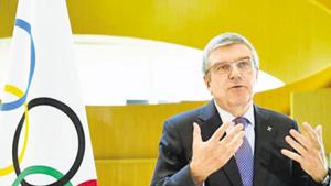 Thomas Bach, President of the International Olympic Committee (IOC).(REUTERS) Thomas Bach, President of the International Olympic Committee (IOC).(REUTERS)
