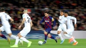 Barcelona's Lionel Messi in action.(REUTERS) Barcelona's Lionel Messi in action.(REUTERS)