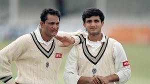 Former Indian cricketers Mohammad Azharuddin (left) and Saurav Ganguly(Popperfoto via Getty Images) Former Indian cricketers Mohammad Azharuddin (left) and Saurav Ganguly(Popperfoto via Getty Images)