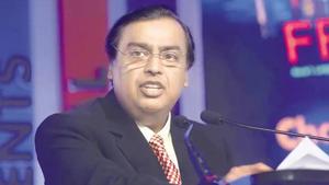 Reliance owner Mukesh Ambani.(HT file photo) Reliance owner Mukesh Ambani.(HT file photo)