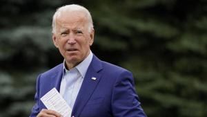 Joe Biden suggested his strategy in the debate will be focused more on drawing a contrast with Trump on competency and policy, and offering Americans an alternative to the Trump presidency.(AP) Joe Biden suggested his strategy in the debate will be focused more on drawing a contrast with Trump on competency and policy, and offering Americans an alternative to the Trump presidency.(AP)