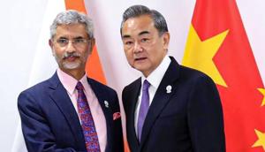 External Affairs Minister S Jaishankar and Chinese State Councilor and Foreign Minister Wang Yi met for nearly two hours on the sidelines of the SCO meet in Russia(PTI) External Affairs Minister S Jaishankar and Chinese State Councilor and Foreign Minister Wang Yi met for nearly two hours on the sidelines of the SCO meet in Russia(PTI)