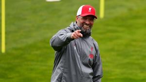 Jurgen Klopp, manager of Liverpool during a training session at Melwood Training Ground.(Getty Images) Jurgen Klopp, manager of Liverpool during a training session at Melwood Training Ground.(Getty Images)
