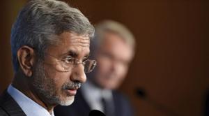 External affairs minister S Jaishankar participated in the session which marks the end of decades of war by coming together of Taliban and delegates appointed by the Afghanistan government in a historic moment.(REUTERS) External affairs minister S Jaishankar participated in the session which marks the end of decades of war by coming together of Taliban and delegates appointed by the Afghanistan government in a historic moment.(REUTERS)
