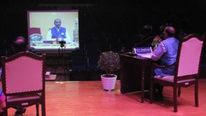 Convocation programme under way at IIIT-A. (HT) Convocation programme under way at IIIT-A. (HT)