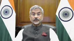 The peace process, External Affairs Minister Dr S Jaishankar said, has to address the violence in Afghanistan and the neighbourhood and also protect the interests of minorities and women.(ANI photo)