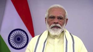 Prime Minister Narendra Modi speaks to the nation during a televised address on June 30.(AP File) Prime Minister Narendra Modi speaks to the nation during a televised address on June 30.(AP File)