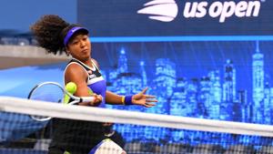 Naomi Osaka of Japan hits the ball against Victoria Azarenka of Belarus in the women's singles final match.(USA TODAY Sports) Naomi Osaka of Japan hits the ball against Victoria Azarenka of Belarus in the women's singles final match.(USA TODAY Sports)