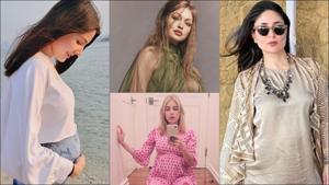 Anushka Sharma, Kareena Kapoor Khan, Emma Roberts and Gigi Hadid’s jaw-dropping pregnancy looks(Instagram/anushkasharma/gigihadid/emmaroberts/kareenakapoorkhan) Anushka Sharma, Kareena Kapoor Khan, Emma Roberts and Gigi Hadid’s jaw-dropping pregnancy looks(Instagram/anushkasharma/gigihadid/emmaroberts/kareenakapoorkhan)