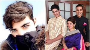 Aarav with his famous parents, Akshay Kumar and Twinkle Khanna. Aarav with his famous parents, Akshay Kumar and Twinkle Khanna.
