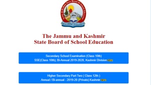 JKBOSE 10th, 12th Kashmir division bi-annual result 2020 declared(jkbose.ac.in) JKBOSE 10th, 12th Kashmir division bi-annual result 2020 declared(jkbose.ac.in)