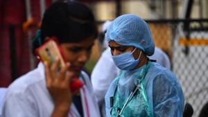 Given the urgency during the coronavirus pandemic, their recruitment and posting was done simultaneously in a record time of 36 hours since the Bihar Technical Service Commission declared their result on September 10.(AFP) Given the urgency during the coronavirus pandemic, their recruitment and posting was done simultaneously in a record time of 36 hours since the Bihar Technical Service Commission declared their result on September 10.(AFP)