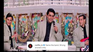 A still from the 1999 film Hum Saath Saath Hain was shared on Netflix India’s official Instagram page.(Instagram/@netflix_in) A still from the 1999 film Hum Saath Saath Hain was shared on Netflix India’s official Instagram page.(Instagram/@netflix_in)