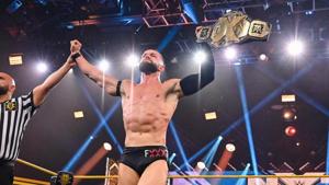 Finn Balor after winning the NXT championship.(WWE)