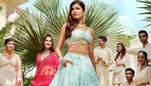 This mirror-work lehenga by Abhinav Mishra comes with pockets to keep your dainty jewellery and makeup touch-up tools This mirror-work lehenga by Abhinav Mishra comes with pockets to keep your dainty jewellery and makeup touch-up tools